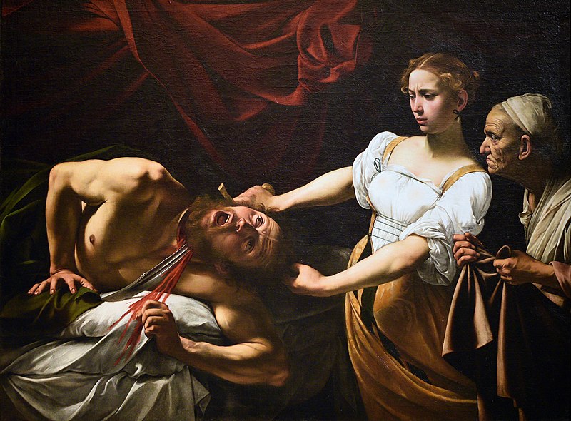 Caravaggio: Giuditta e Oloferna, 1600/1602, Roma: Galleria nazionale d'arte antica Palazzo Barberini