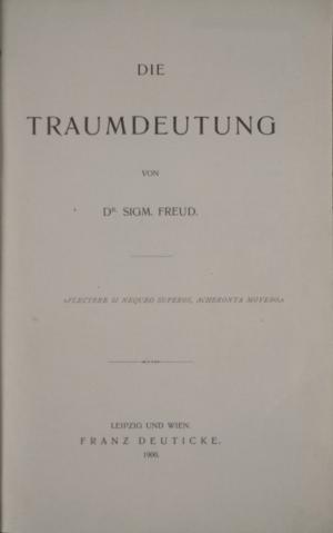 L'Interpretazione dei sogni di Sigmund Freud (1900)