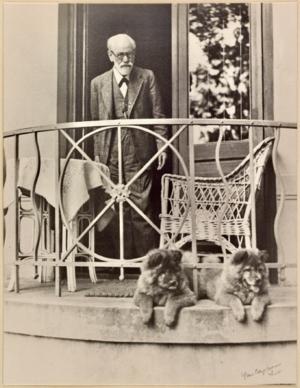 Freud con i suoi cani nel 1936