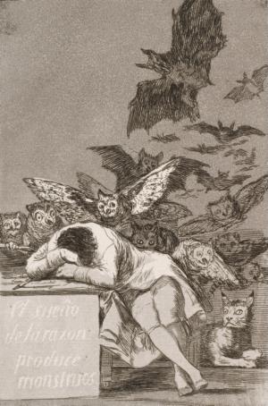 Francisco Goya Il sogno della ragione genera mostri, 1797