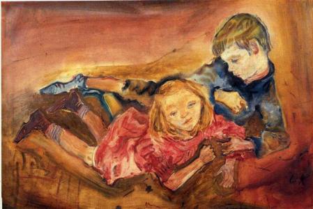 Kokoschka: Bambini che giocano 1909